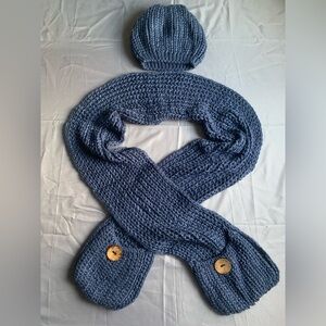 Cozy Knit Beanie in Dark Blue